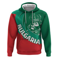 Bulgaria Lion Zip Hoodie Bulgarian Coat Of Arms - Wonder Print Shop
