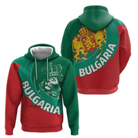 Bulgaria Lion Zip Hoodie Bulgarian Coat Of Arms - Wonder Print Shop