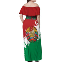 Personalized Belarus Off Shoulder Maxi Dress Special Style