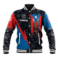 Puerto Rico Baseball Jacket Boricua PR Flag Style