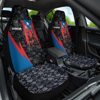 Puerto Rico Car Seat Cover Boricua PR Flag Style
