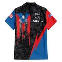 Puerto Rico Family Matching Puletasi and Hawaiian Shirt Boricua PR Flag Style