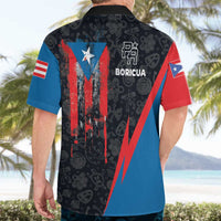 Puerto Rico Hawaiian Shirt Boricua PR Flag Style