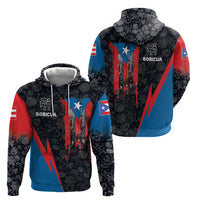 Puerto Rico Hoodie Boricua PR Flag Style