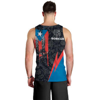 Puerto Rico Men Tank Top Boricua PR Flag Style