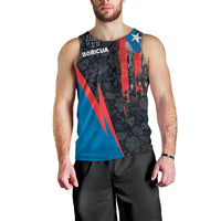Puerto Rico Men Tank Top Boricua PR Flag Style