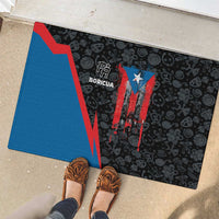 Puerto Rico Rubber Doormat Boricua PR Flag Style
