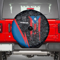 Puerto Rico Spare Tire Cover Boricua PR Flag Style