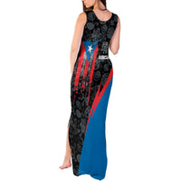 Puerto Rico Tank Maxi Dress Boricua PR Flag Style