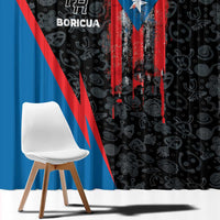 Puerto Rico Window Curtain Boricua PR Flag Style