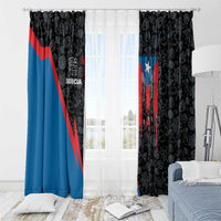 Puerto Rico Window Curtain Boricua PR Flag Style