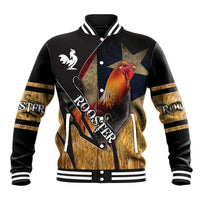 Puerto Rico Rooster Baseball Jacket Gallo Boricua