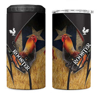 Puerto Rico Rooster 4 in 1 Can Cooler Tumbler Gallo Boricua