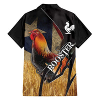 Puerto Rico Rooster Family Matching Short Sleeve Bodycon Dress and Hawaiian Shirt Gallo Boricua