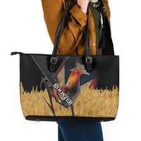 Puerto Rico Rooster Leather Tote Bag Gallo Boricua