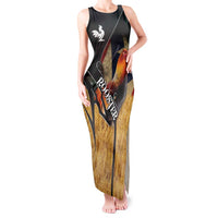 Puerto Rico Rooster Tank Maxi Dress Gallo Boricua