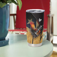 Puerto Rico Rooster Tumbler Cup Gallo Boricua