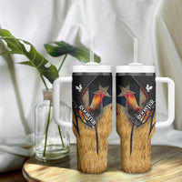 Puerto Rico Rooster Tumbler With Handle Gallo Boricua