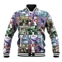 The Civil Rights Journey in Puzzle Baseball Jacket African American