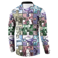 The Civil Rights Journey in Puzzle Button Sweatshirt African American