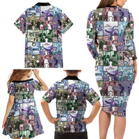 The Civil Rights Journey in Puzzle Family Matching Long Sleeve Bodycon Dress and Hawaiian Shirt African American