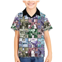 The Civil Rights Journey in Puzzle Family Matching Mermaid Dress and Hawaiian Shirt African American