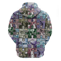 The Civil Rights Journey in Puzzle Hoodie African American