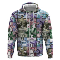The Civil Rights Journey in Puzzle Hoodie African American