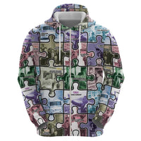 The Civil Rights Journey in Puzzle Hoodie African American