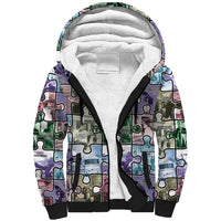 The Civil Rights Journey in Puzzle Sherpa Hoodie African American