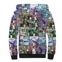 The Civil Rights Journey in Puzzle Sherpa Hoodie African American