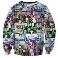 The Civil Rights Journey in Puzzle Sweatshirt African American
