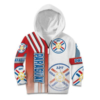 Paraguay Football Kid Hoodie La Albirroja Soccer - Road To Champion