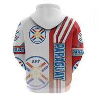 Paraguay Football Zip Hoodie La Albirroja Soccer - Road To Champion