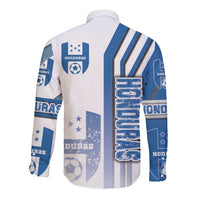 Honduras Football Long Sleeve Button Shirt Los Catrachos Soccer - Road To Champion