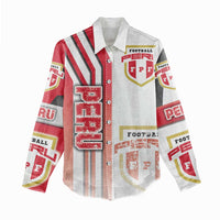 Peru Football Women Casual Shirt La Bicolor Soccer - Road To Champion