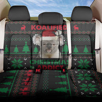 Cute Koala Back Car Seat Cover Koalified Christmas Addict - Wonder Print Shop