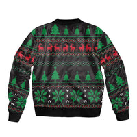 Cute Koala Bomber Jacket Koalified Christmas Addict - Wonder Print Shop