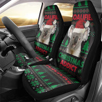 Cute Koala Car Seat Cover Koalified Christmas Addict - Wonder Print Shop