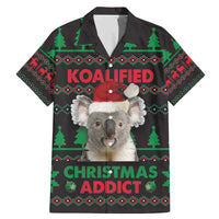 Cute Koala Family Matching Mermaid Dress and Hawaiian Shirt Koalified Christmas Addict - Wonder Print Shop