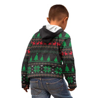 Cute Koala Kid Hoodie Koalified Christmas Addict - Wonder Print Shop