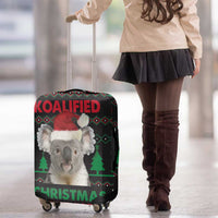 Cute Koala Luggage Cover Koalified Christmas Addict - Wonder Print Shop