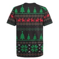 Cute Koala Rugby Jersey Koalified Christmas Addict - Wonder Print Shop
