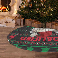Cute Koala Tree Skirt Koalified Christmas Addict - Wonder Print Shop