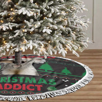 Cute Koala Tree Skirt Koalified Christmas Addict - Wonder Print Shop