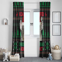 Cute Koala Window Curtain Koalified Christmas Addict - Wonder Print Shop