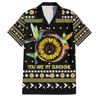 Hummingbird Sunflower Christmas Hawaiian Shirt You Are My Sunshine - Wonder Print Shop