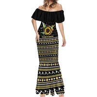 Hummingbird Sunflower Christmas Mermaid Dress You Are My Sunshine - Wonder Print Shop