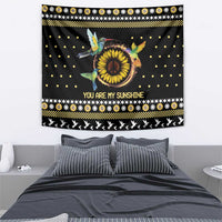 Hummingbird Sunflower Christmas Tapestry You Are My Sunshine - Wonder Print Shop