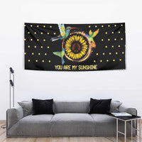 Hummingbird Sunflower Christmas Tapestry You Are My Sunshine - Wonder Print Shop